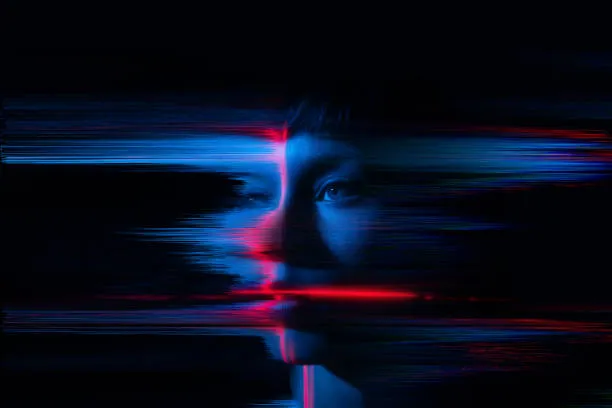 Абстрактная иллюстрация AI технологии